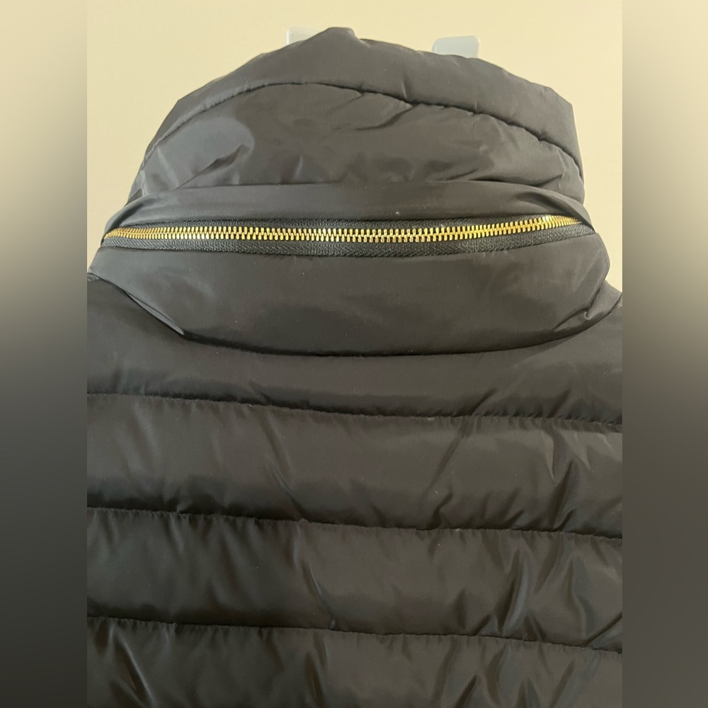 Miu Miu Down Puffer Jacket Coat In Black Size It … - image 4